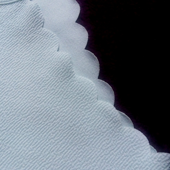 Divided H&M L Light Blue Halter Crop Top - Picture 3 of 6